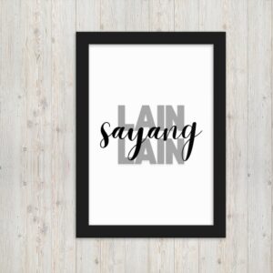 molukse-gezegde-lain-sayang-lain