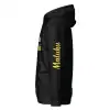 Zwarte Hoodie met Hatalai en RMS-vlag (unisex)