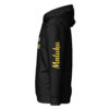 Zwarte Hoodie met Ternate en RMS-vlag (unisex)