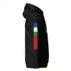 Zwarte Hoodie met Hatalai en RMS-vlag (unisex)