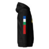 Zwarte Hoodie met Halong en RMS-vlag (unisex)