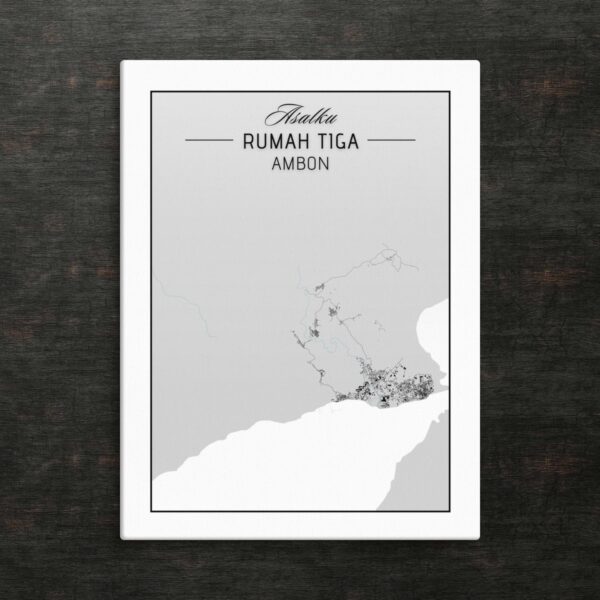 Canvas Rumah tiga - Asalku