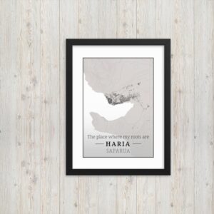 hoogtekaart-haria-luxe-ingelijste-poster-roots