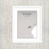 Hoogtekaart Rutong– Luxe Ingelijste Poster (Roots)