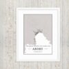 Hoogtekaart Aboru – Luxe Ingelijste Poster (Roots)